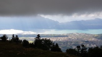 Eclaircie sur la lac du Bourget
