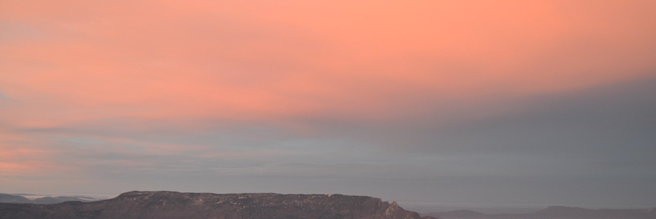 Après le coucher du soleil sur la Dent du Chat